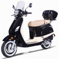 Amigo Avenza 200 Vespa Clone Scooter - Black