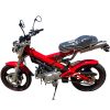 Amigo Madass 125 Trail Bike - Red left side view