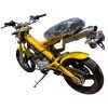 Amigo Madass 125 Trail Bike - Yellow rear profile view