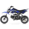 Apollo DB-21 Kids Dirt Bike with Training Wheels - Blue left side view