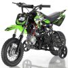 Apollo DB-25 Kids Dirt Bike with Training Wheels - Green
