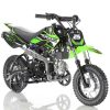 Apollo DB-25 Kids Dirt Bike with Training Wheels - Green