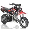 Apollo DB-25 Kids Dirt Bike with Training Wheels - Red