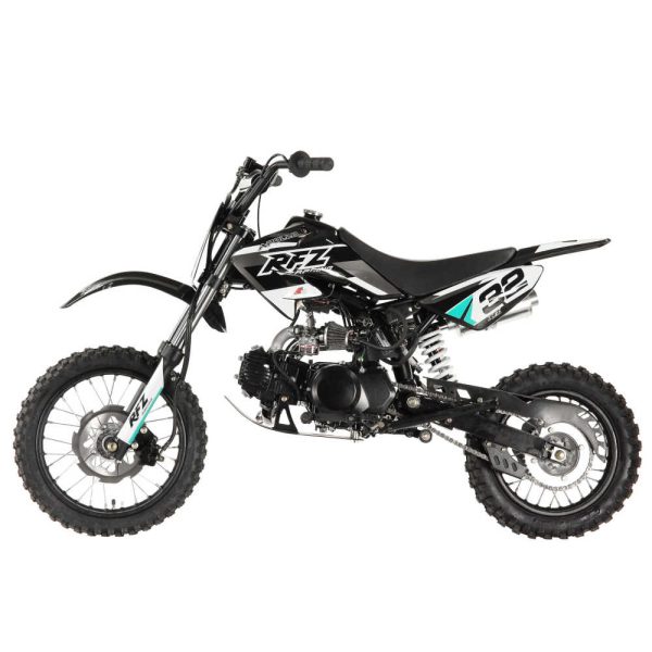 Apollo DB-32 110cc Dirt Bike - Black left side view