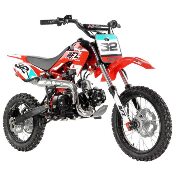 Apollo DB-32 110cc Dirt Bike - Red
