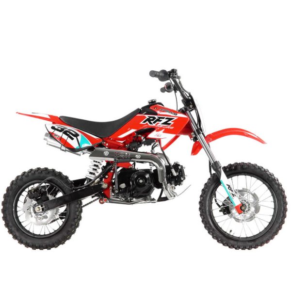 Apollo DB-32 110cc Dirt Bike - Red right side view