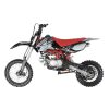 Apollo DB-X14 125cc Dirt Bike - Black side view