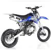 Apollo DB-X15 Dirt Bike - Blue rear profile view