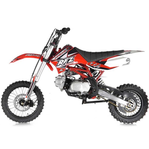 Apollo DB-X16 Dirt Bike - Red side view