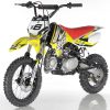 Apollo DB-X6 125cc Dirt Bike - Yellow