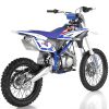 vt-apollo-dbz20max-125-blue-rear Apollo DBZ20 Max 125cc Dirt Bike - Blue rear profile view