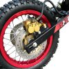 Coolster QG-214 125cc Youth MotoCross Dirt Bike - swing-arm detail