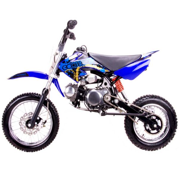 Coolster QG-214S 125cc Youth MotoCross Dirt Bike - side view