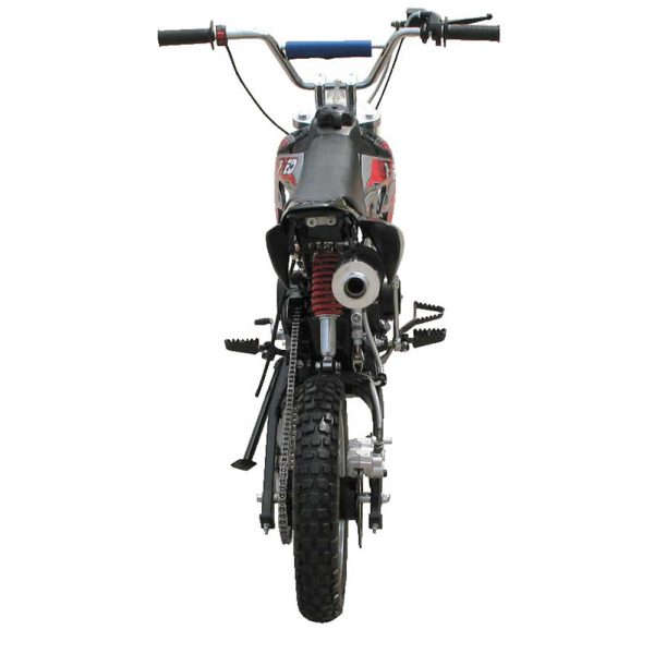 Coolster QG-214S 125cc Youth MotoCross Dirt Bike - rear view