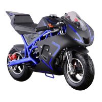 Pure Fun World G00001 Gas Kids Pocket Bike - Blue
