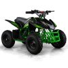 Titan Kids Electric ATV Four-Wheeler - Green/Black