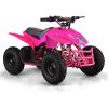 Titan Kids Electric ATV Four-Wheeler - Pink