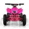 Titan Kids Electric ATV Four-Wheeler - Pink front view