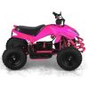 Titan Kids Electric ATV Four-Wheeler - Pink right side view
