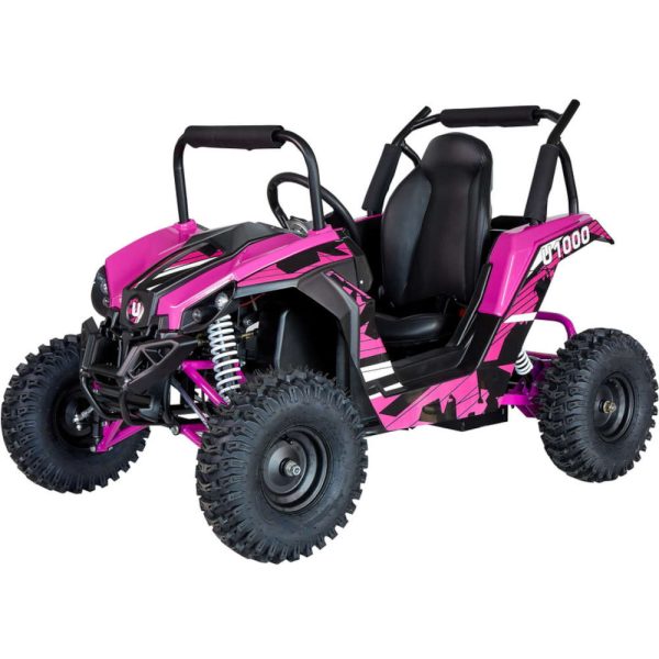 Pure Fun World U1000 Kids Electric GoKart - Pink