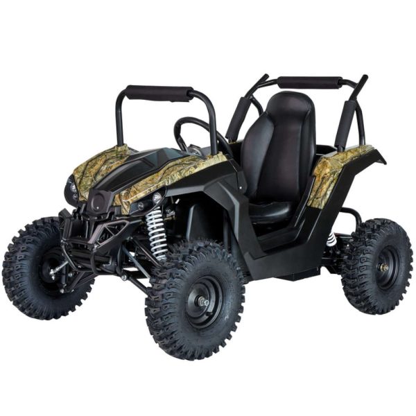 Pure Fun World U1000 Kids Electric GoKart - Tree Camo
