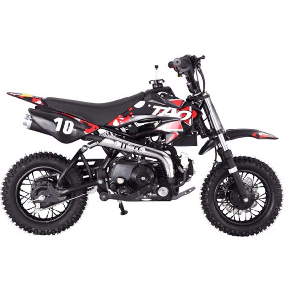 Tao DB10 Kids Motocross Dirt Bike - Red right side view