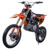 Tao DB-X1 140cc Mid Size Dirt Bike - Black Orange