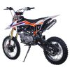 Tao DB-X1 140cc Mid Size Dirt Bike - White rear profile view