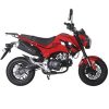 Tao HellCat 125 Mini Bike Motorcycle - Red right side view