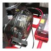 TrailMaster Mid XRX Youth GoKart - Engine and battery detail view