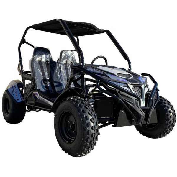 TrailMaster Cheetah 300E Full-Size Adult GoKart - Blue