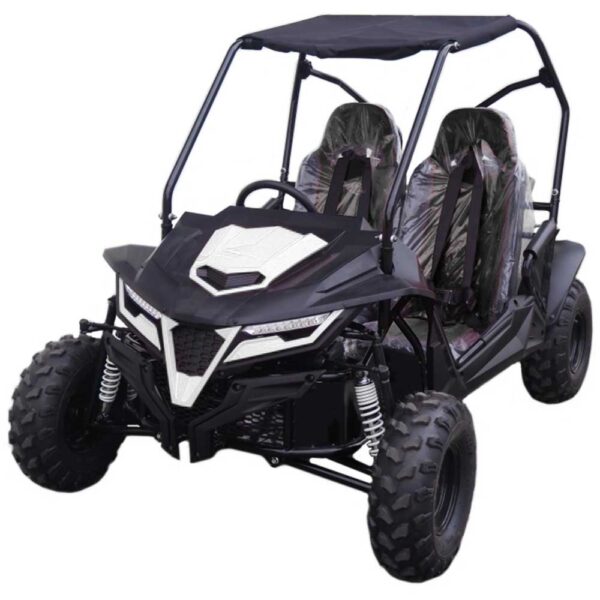 TrailMaster Cheetah 8 Kids GoKart - White