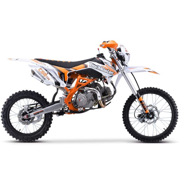 TrailMaster TM C60 Dirt Bike - Orange right side view