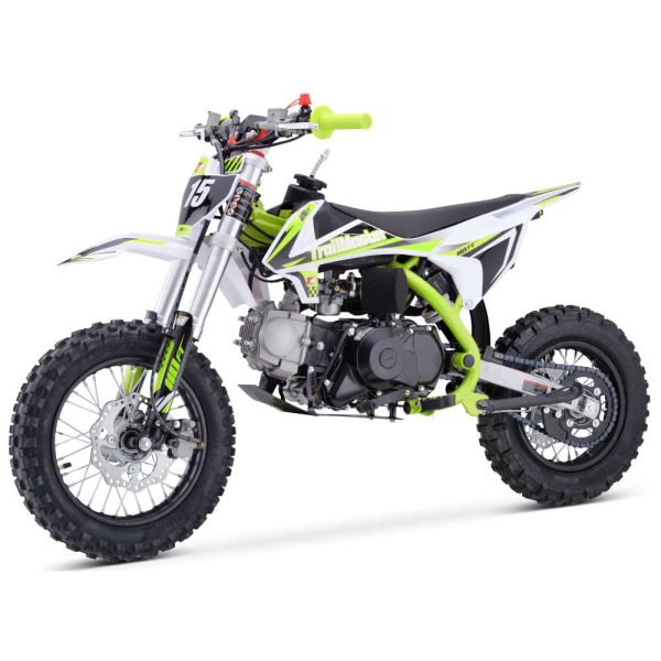 TrailMaster TM15 Semi-Automatic Kids Dirt Bike - Green