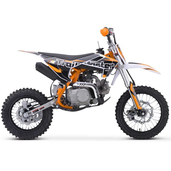 TrailMaster TM23 Dirt Bike - Orange right side view
