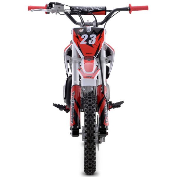 TrailMaster TM23 Dirt Bike - Red front view