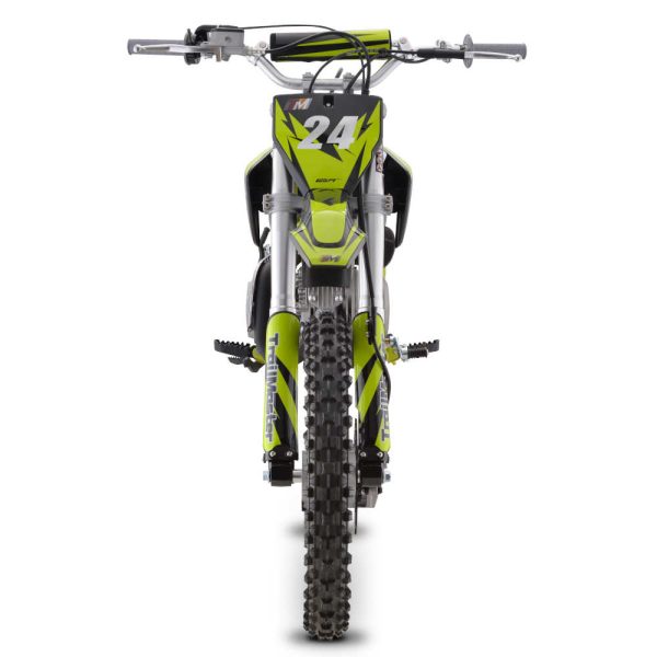 TrailMaster TM24 Dirt Bike - Green front view