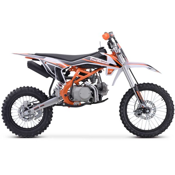TrailMaster TM29 Mid-Size Dirt Bike - Orange right side view