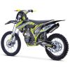 TrailMaster TM38 Full-Size Dirt Bike - Green rear profile view