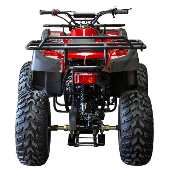 Vitacci Cougar Utility 125cc ATV - Burgundy Rear