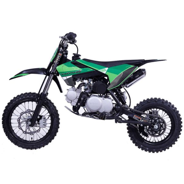 Vitacci DB-V6 Semi-Auto Youth Dirt Bike - Green side view