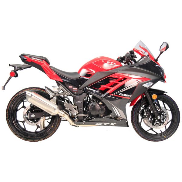 Vitacci GTX 250 Motorcycle - Red right side view