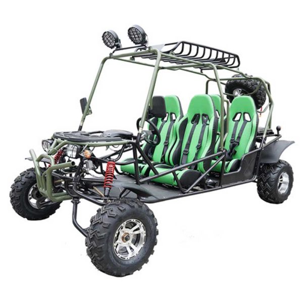 Vitacci Hummer 200 4-Person Go-Kart - Green