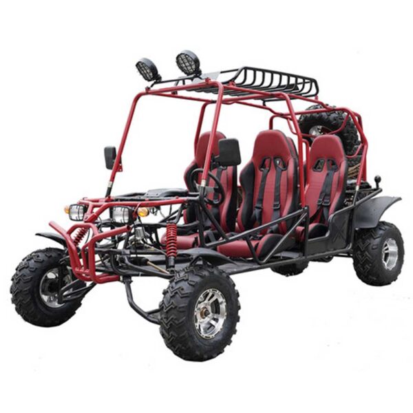 Vitacci Hummer 200 4-Person Go-Kart - Red