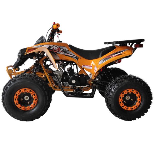 Vitacci Max 125 Youth ATV - Orange left side view