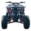 Vitacci Rider 10 125cc Youth ATV - Burgundy front view