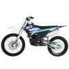 Apollo Thunder 250cc Dirt Bike - Blue left side view