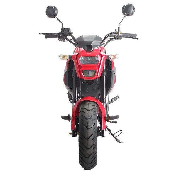 Vitacci Vader 125 Mini Bike Motorcycle - Red front view