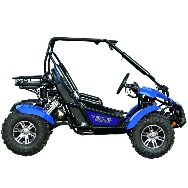 Vitacci Venture 200 EFI GoKart - blue side view